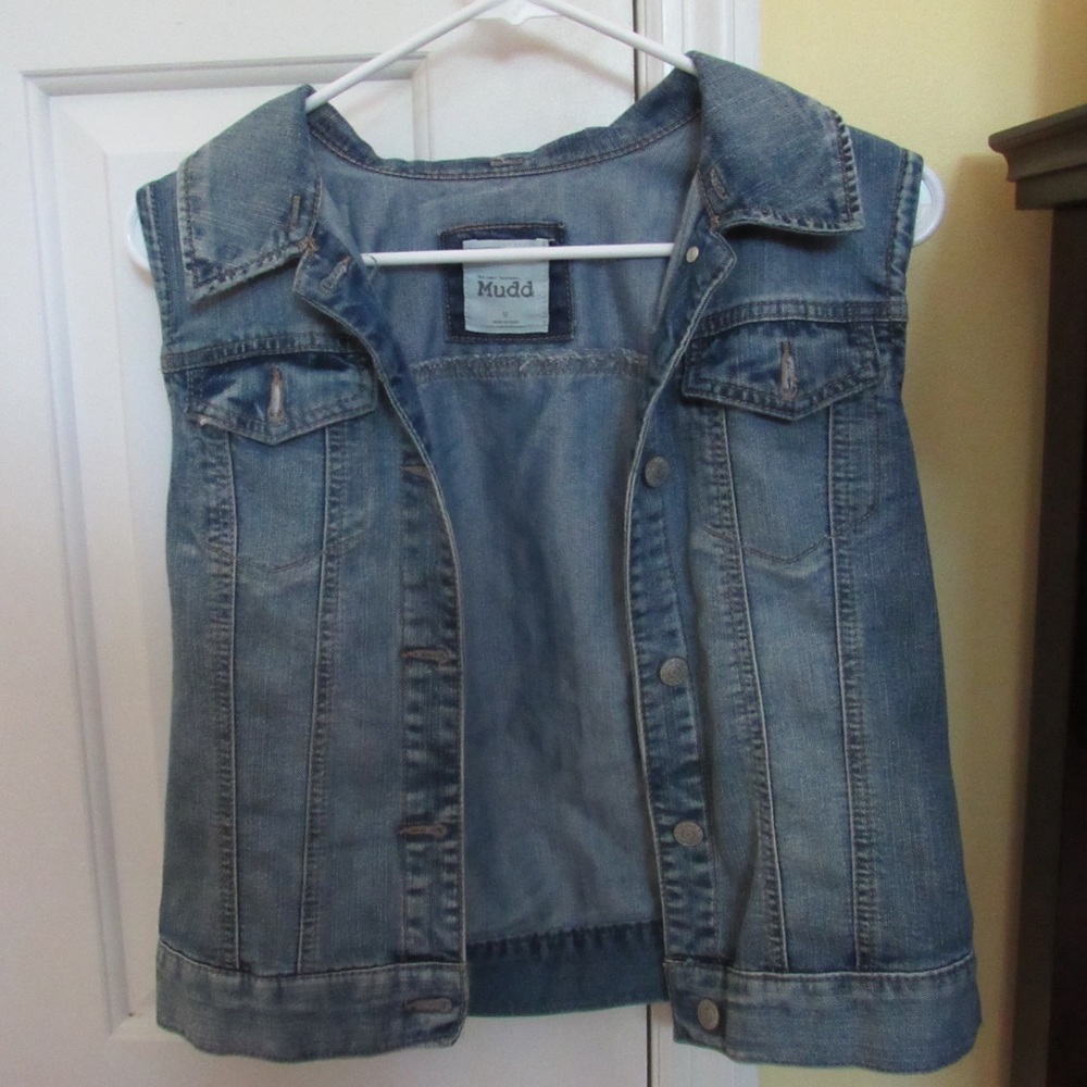 Mudd Sleeveless Jean Jacket